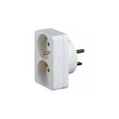 Adaptador 20A 2P + T en enchufes 16A 4400W maxi pines D.4.8mm