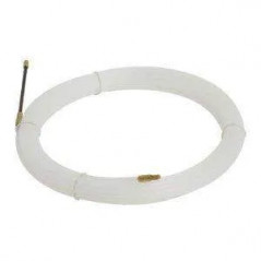 Tirador de cable de nylon 10m blanco