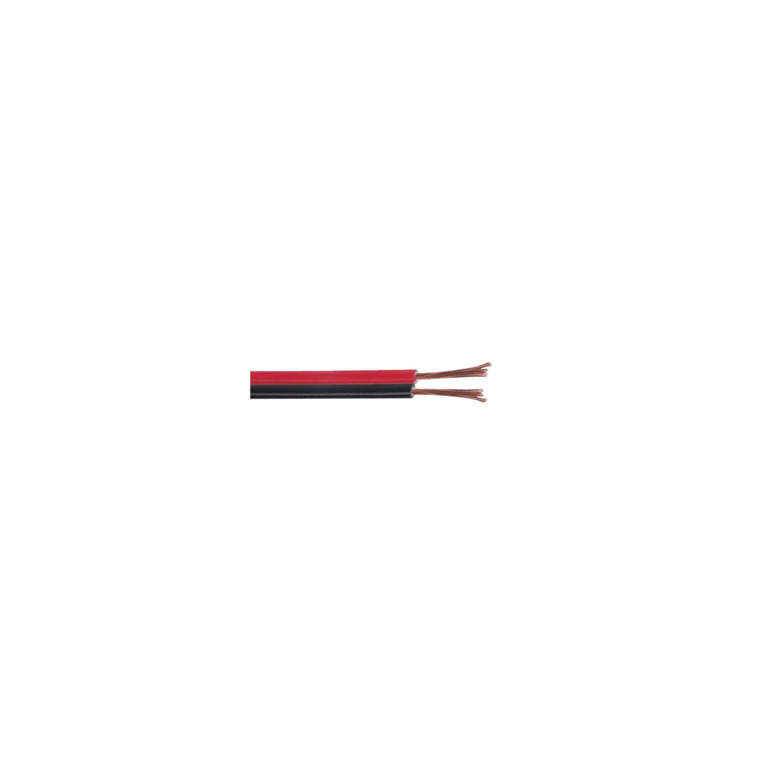 Cable Hifi 2x0.75mm² Negro/Rojo 25M