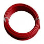 Cavo elettrico con nucleo rigido H07 V-U 1,5MM2 rosso 25M