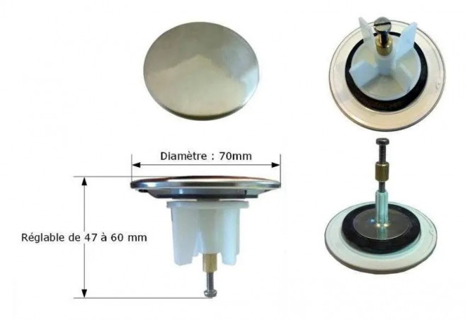 Clapet VAB cache inox