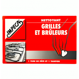 Pâte nettoyante brûleurs et grilles des cuisinières, tube 50 ml - IMPECA - Référence fabricant : 284786