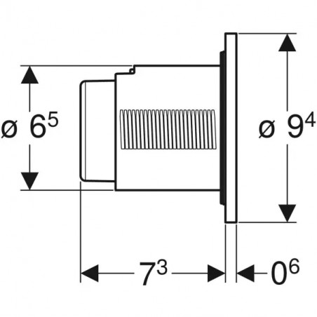 One-touch pneumatic release