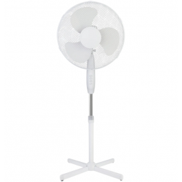 Ventilateur sur pied oscillant 3 vitesses, 40 cm, 55 W, blanc - Profile - Référence fabricant : 476572