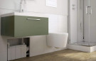 Smerigliatrice incorporata per toilette sospesa (3 unità + WC)