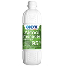 Alcool ménager supérieur 95°, 1L. - Onyx Bricolage - Référence fabricant : A06050106