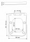 Abattant OLFA Thermodur model QUADRI de forme carré blanc