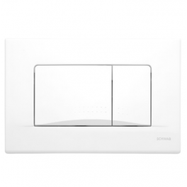 Dots Duo two-touch plate white - Schwab - Référence fabricant : 257426