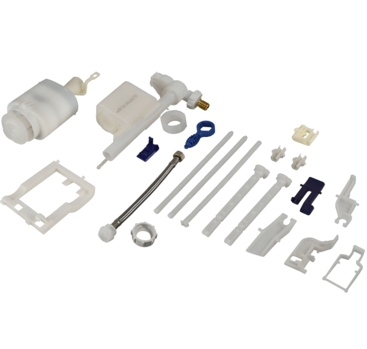 Komplettes Set Ersatzteile Mechanismen Spülkasten Unterputz-WC Schwab 187.1200