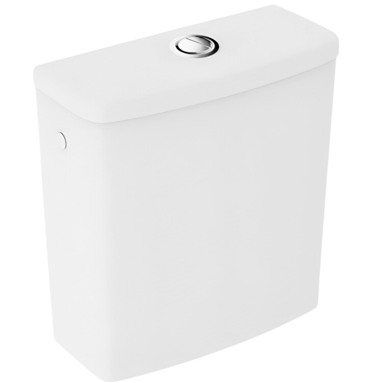 Réservoir WC céramique blanc Geberit Renova, entraxe 16 cm