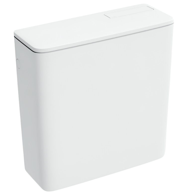 Réservoir WC attenant Geberit AP128 rinçage interrompable, blanc alpin