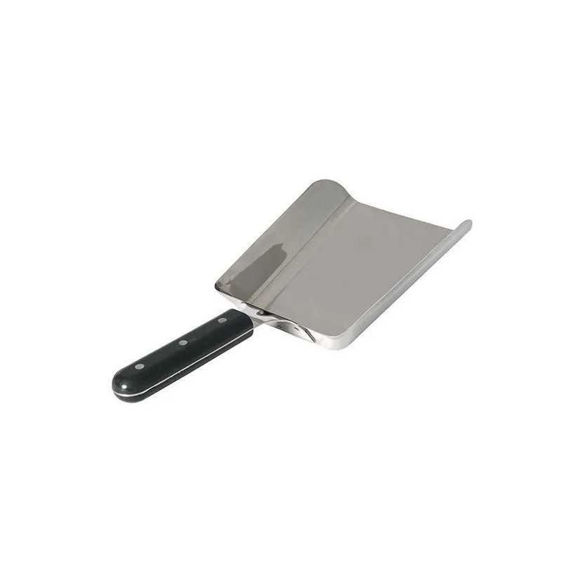 Wide spatula for plancha