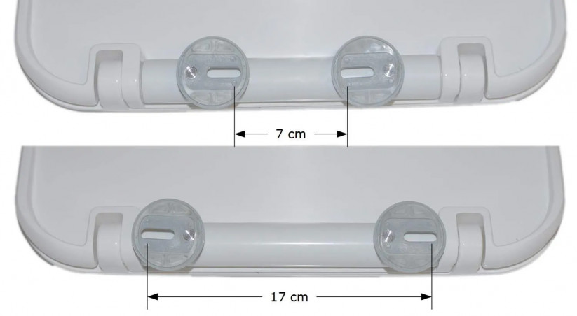 Abattant Olfa model Omega descente assistée déclipsable