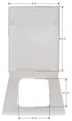  Olfa model Beta seat with assisted descent, can be unclipped