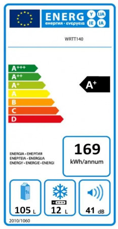 Cocina con placa de cocción y refrigerador METALINE 120cm, carmín recubierto de polvo