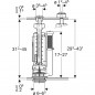 NEMO Duo flush mechanism