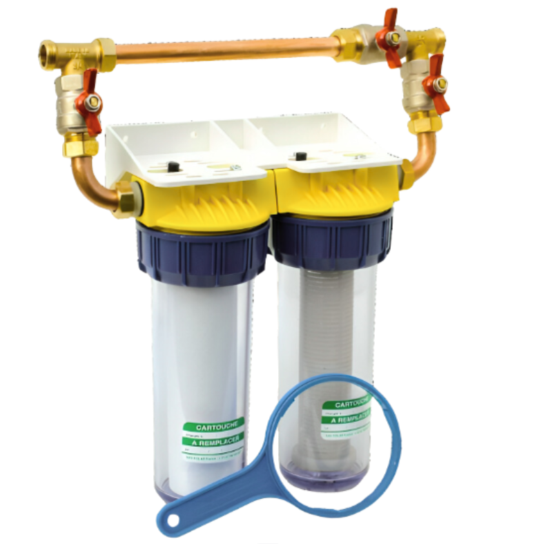 Duo By Pass filter, anti-corrosion and anti-limescale