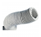 Vaina flexible de pvc gris de 125 mm de diámetro y 20 metros de longitud - Axelair - Référence fabricant : ATVG423362