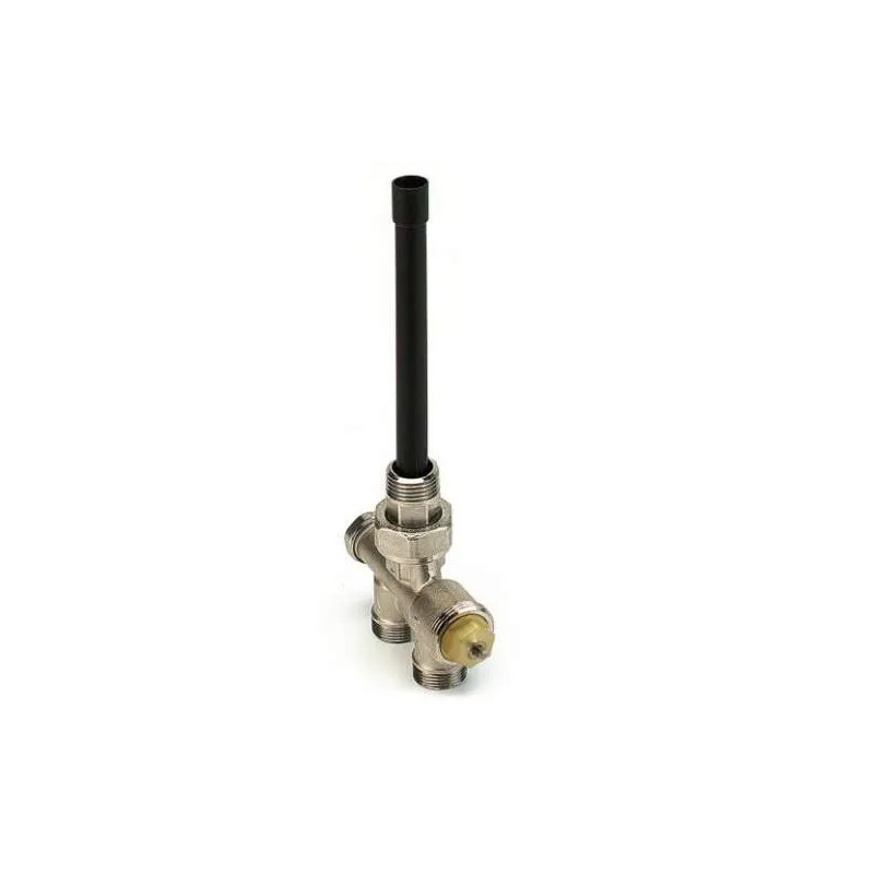 Single pipe valve with vertical feed M30 50mm distance