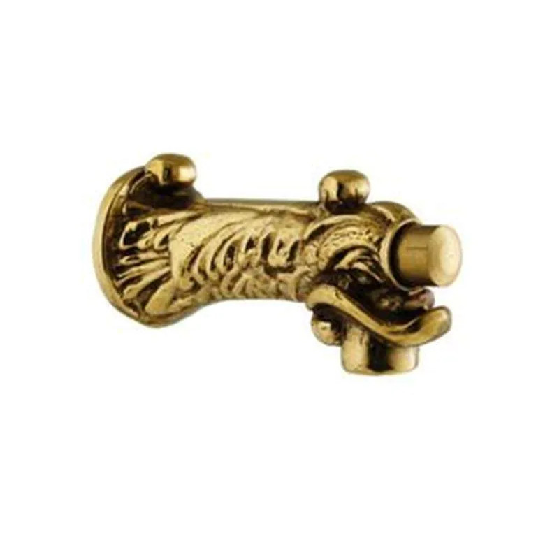 Fountain spout with push button, male 15x21