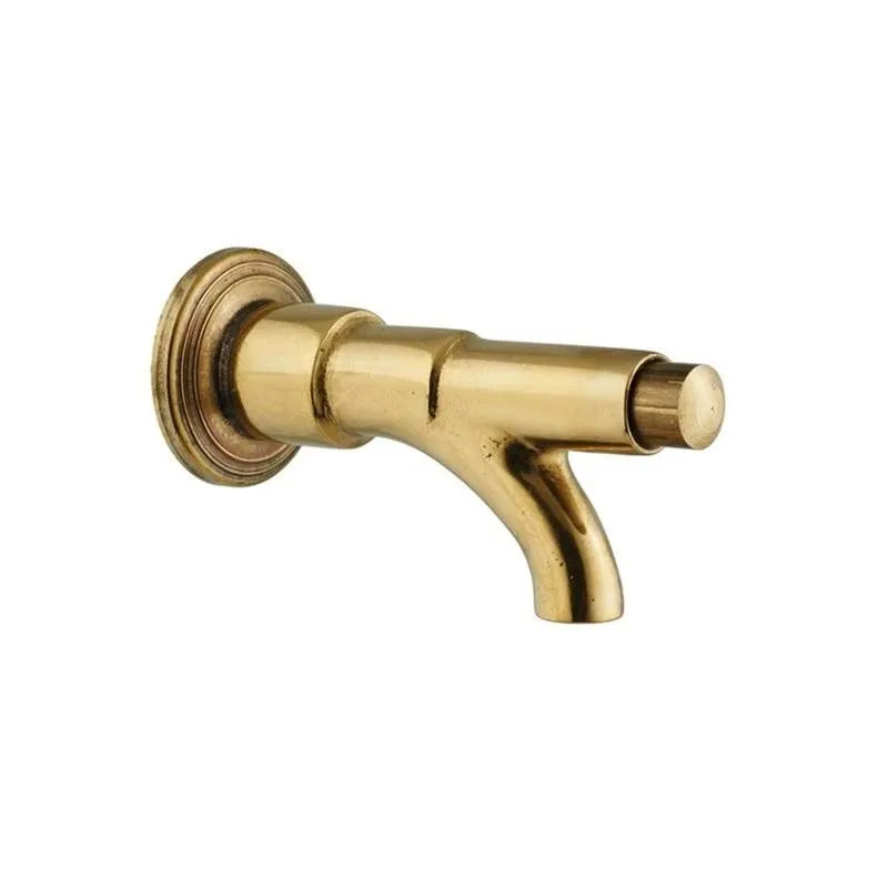 Wall-mounted fountain tap with push-button, male 15x21