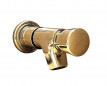 Wall-mounted tap, push button, male 15x21