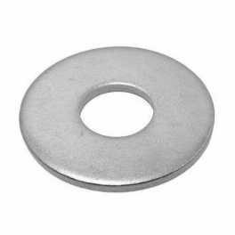 Rondelle plate large en acier zingué 12mm, 10 pièces. - Vynex - Référence fabricant : 027618