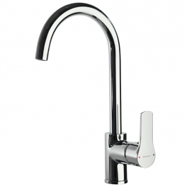 Miscelatore monocomando per lavabo con bocca girevole Titanium - Ramon Soler - Référence fabricant : 183602