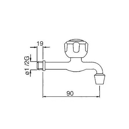 Mezclador de lavabo con caño fijo ORCHIDEA Tevere