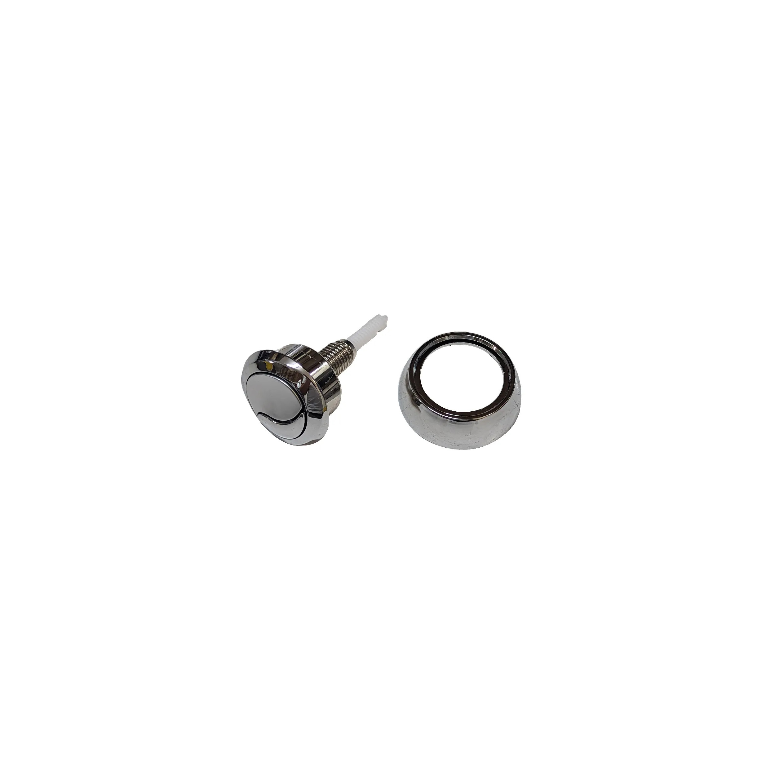 Chrome plated knob for SIAMP Optima S toilet mechanism