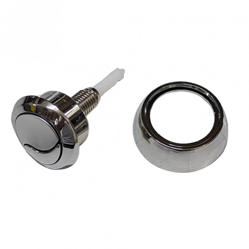 Chrome plated knob for SIAMP Optima S toilet mechanism