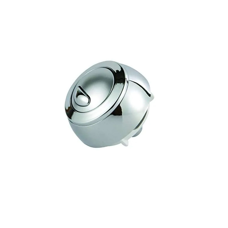 Chrome plated knob for SIAMP Optima 50 toilet mechanism