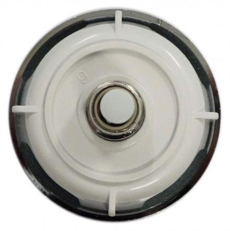 Chrome plated knob for toilet mechanism SIAMP Skill 51 PMR