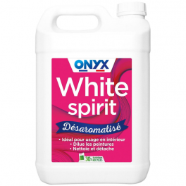 White spirit désaromatisé ONYX dissolvant nettoyant peinture, 5L - Onyx Bricolage - Référence fabricant : C26050503