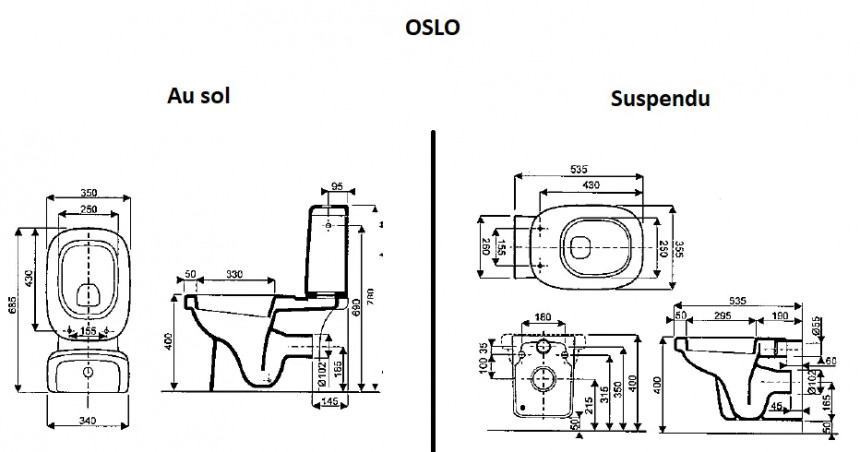 Anpassbarer Sitz OSLO weiß