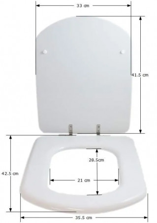 Adaptable seat Gala Smart White