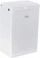 White epoxy wall-mounted waste bin, cathaphorese steel