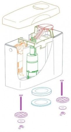 2 Volume Lever Valve for Adjacent Tank SAS 9323/24