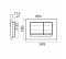 Placa de control cromada para CESAME - Régiplast - Référence fabricant : REGPL172C