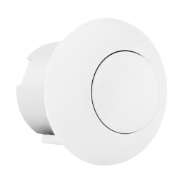 Bouton poussoir pneumatique pour WC encastré, blanc - Régiplast - Référence fabricant : 1601B