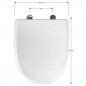 Toilet seat Marly 2 with vertical fixing