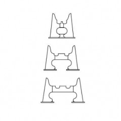 Pies extraíbles para el radiador Finimetal 95mm (la unidad)