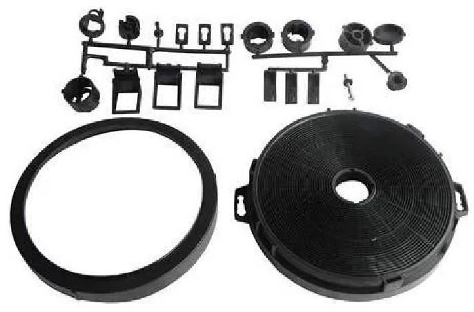 Carbon filter D.210 - 31 mm plus 16 fixing pieces