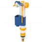 Horizontal vertical hydraulic float valve