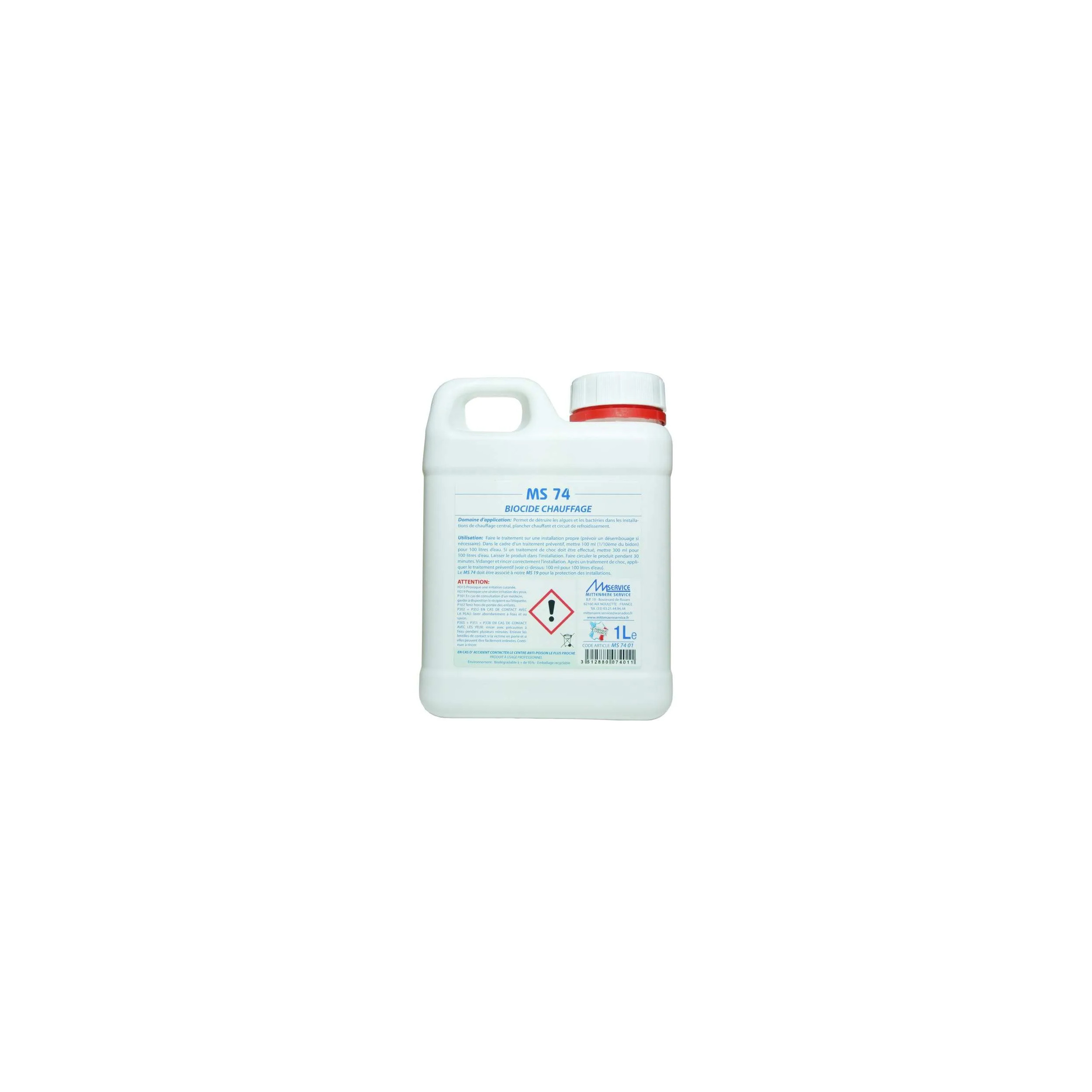 Biocide pour circuit de chauffage, 1 litre