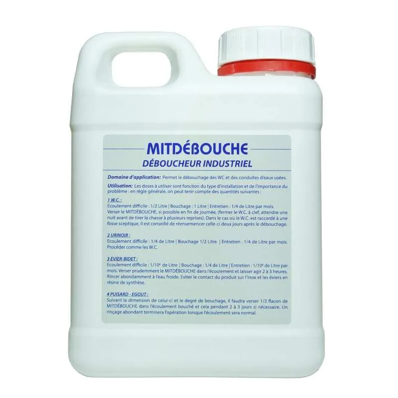 Déboucheur professionnel 1 litre