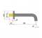 Single spout for two-hole wall-mounted basin mixer. - PF Robinetterie - Référence fabricant : PFRBEBEC88148