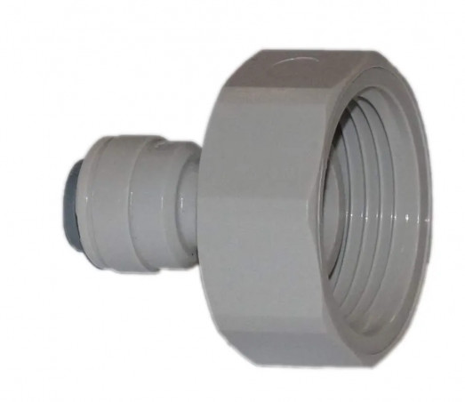 F20x27 PVC 1/4" (6.3 mm) John Guest Fitting