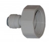 F20x27 PVC 1/4" (6.3 mm) John Guest Fitting