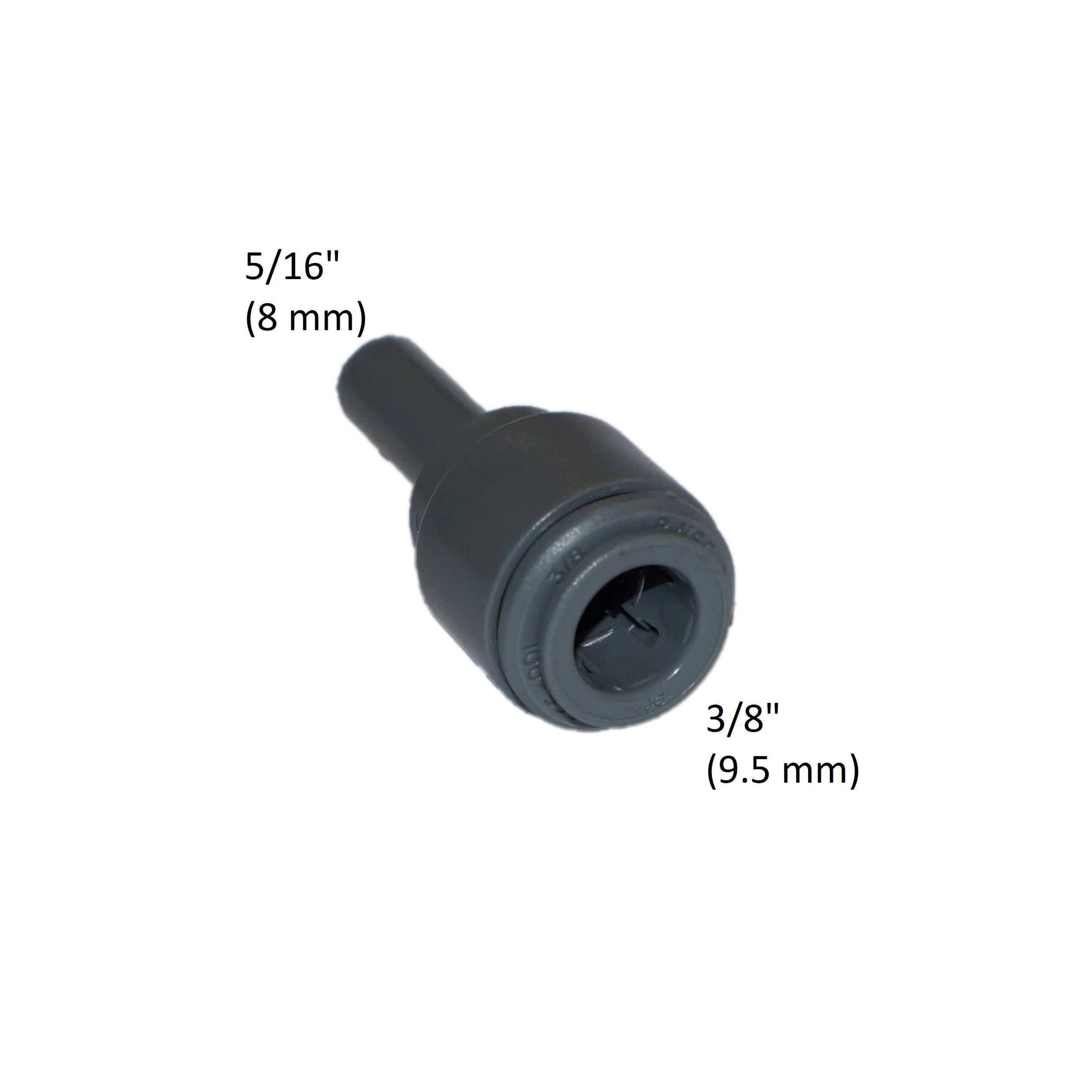 F20x27 PVC 1/4\" (6.3 mm) John Guest Fitting